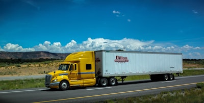 Dillon Transportation is seeking an exemption to allow its team drivers to split sleeper berth time. (Photo by 365 Trucking)