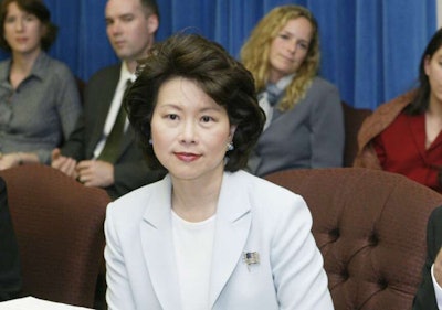 Elaine Chao, nominee to head the U.S. DOT by President-elect Donald Trump, will appear before the Senate’s Commerce, Science, and Transportation Committee next week.
