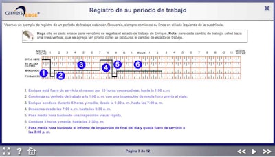 CarriersEdge training in Spanish screenshot of website