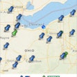 The TruckSmart driver app shows parking information for locations. Soon, fleets will be able to reserve spots online.