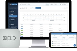 KeepTruckin ELD phone and desktop view