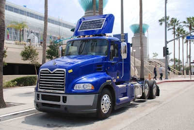 Mack announced the addition of another one of its hybrid, zero emission drayage trucks at the Ports of Los Angeles and Long Beach.