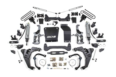 BDS 6.5-inch lift kit for 2017 GM heavy-duty trucks