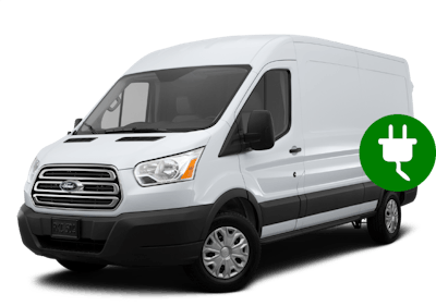 Inventev and New Eagle have teamed up to offer an electric conversion kit for Ford Transit.