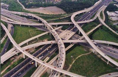 The Tom Moreland Interchange, otherwise known as Spaghetti Junction in Atlanta, Ga. where I-85 and I-285 intersect and truck congestion reigns supreme, according to a recent report.
