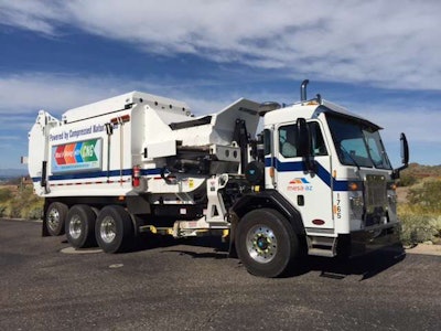 The City of Mesa, Az. is steadily switching over its entire fleet of garbage trucks to CNG.