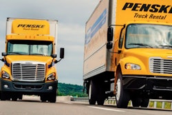 Penske is now making air disk brakes and collision avoidance systems standard in its rental fleet