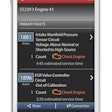 The Cummins Guidanz app, available this April, provides engine fault code information and other key diagnostic data on iOS and Android mobile devices.