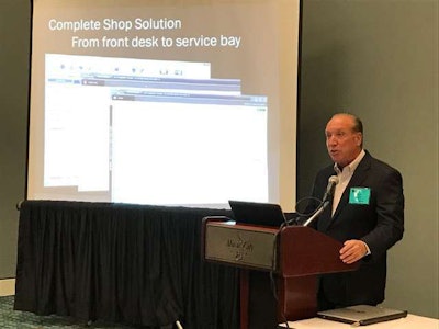 Scott DeGiorgio, Mitchell1 general manager, discusses the features of the company’s new Manager SE Truck Edition shop management software.