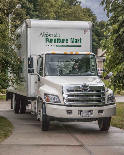 Nebraska Furniture Mart uses the Appian Direct Route software to optimize its daily delivery routes.