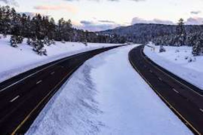 The Arizona DOT has installed pavement sensors along I-40 west of Flagstaff to help detect when icy conditions could occur. (ADOT photo)