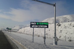 Trucks that are within legal limits for size, weight and length are likely to get a bypass signal at Idaho’s Inkom Point of Entry scale.