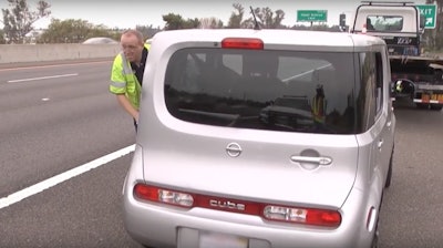 California’s Freeway Service Patrol keeps tow truck drivers working to keep busy highways clear of stranded vehicles and debris.