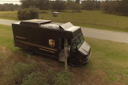 UPS Truck and Drone