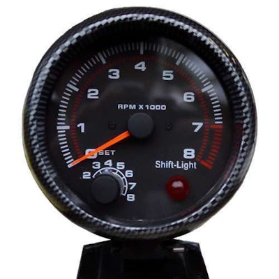 Autohack’s wireless Shift Light diesel tach installs in about 30 minutes.