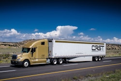 CRST Expedited is being sued by the EEOC for allegedly denying a job to a truck driver because he used a service dog. (Photo by 365 Trucking)