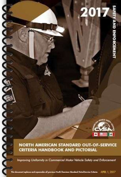 Out-of-service criteria for commercial motor vehicles