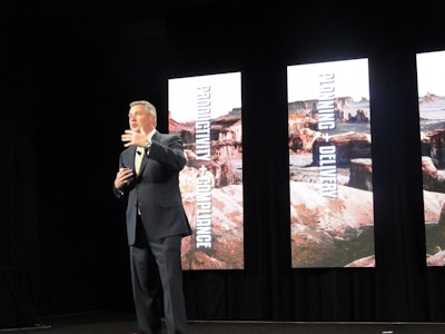 John Graham, chief executive of Omnitracs, at the Omnitracs Outlook user conference, Feb. 27.