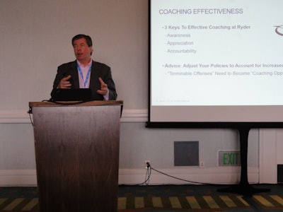 Robert Prim, Sr. director, safety standards, at Ryder System said the DriveCam system gives managers many opportunities to recognize and appreciate drivers.