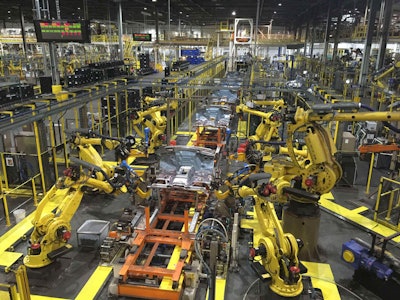 While much of the assembly process at Ford’s Kansas City Assembly plant is automated, the company employs approximately 8,000 workers there.