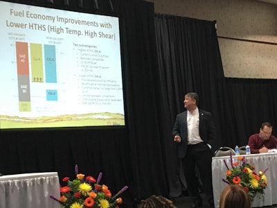 Dan Arcy, OEM technical manager for Shell Lubricants, discusses improving miles per gallon.