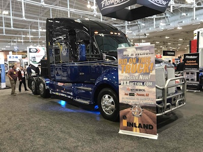 Ritchie Bros. will auction the truck at its June 20 auction in Phoenix. Proceeds from the auction will go to Truckers Against Trafficking.