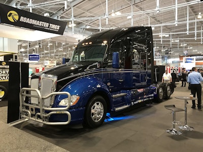 Kenworth’s ‘Everyday Heroes’ T680 set to be auctioned features a 76-inch sleeper, a 485-horsepower Paccar MX-13 and an Eaton-Fuller Advantage 10-speed automated manual transmission.