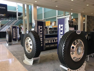 Pirelli tires display