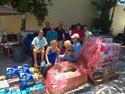 SEFL’s Miami service center collected almost 1,700 pounds of food to donate to the Star of the Sea Outreach Mission.