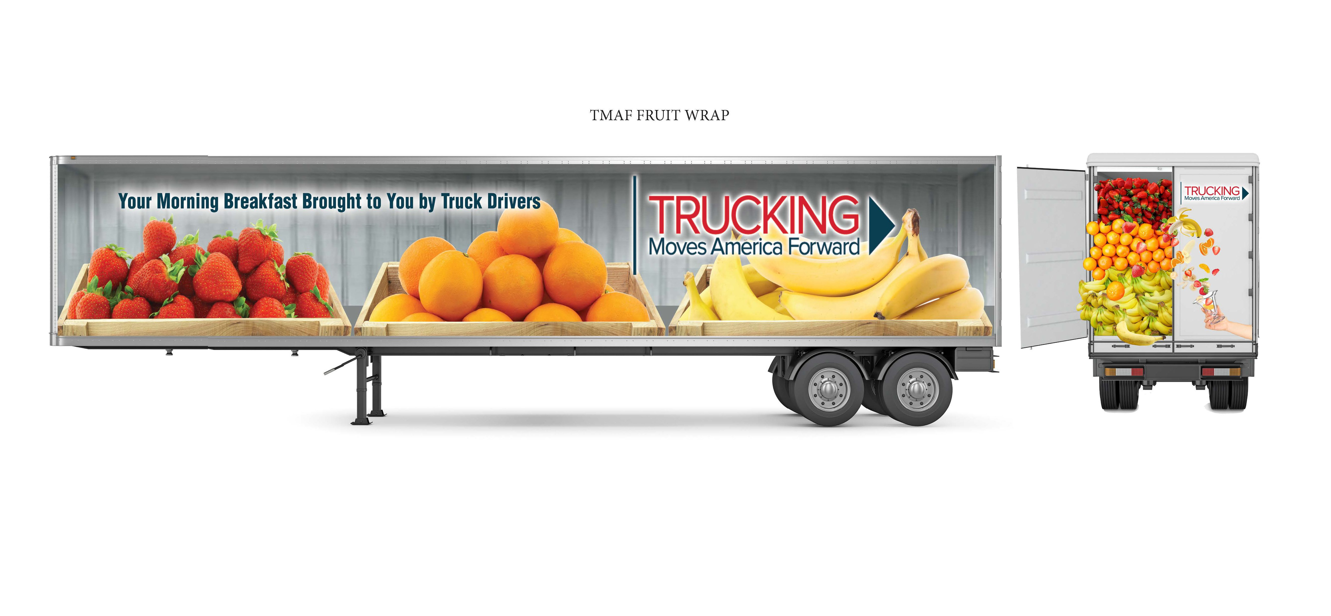 Trucking Moves America Forward trailer