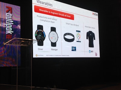 Omnitracs is exploring the use of driver wearable devices to help alert drivers to instances of fatigue.