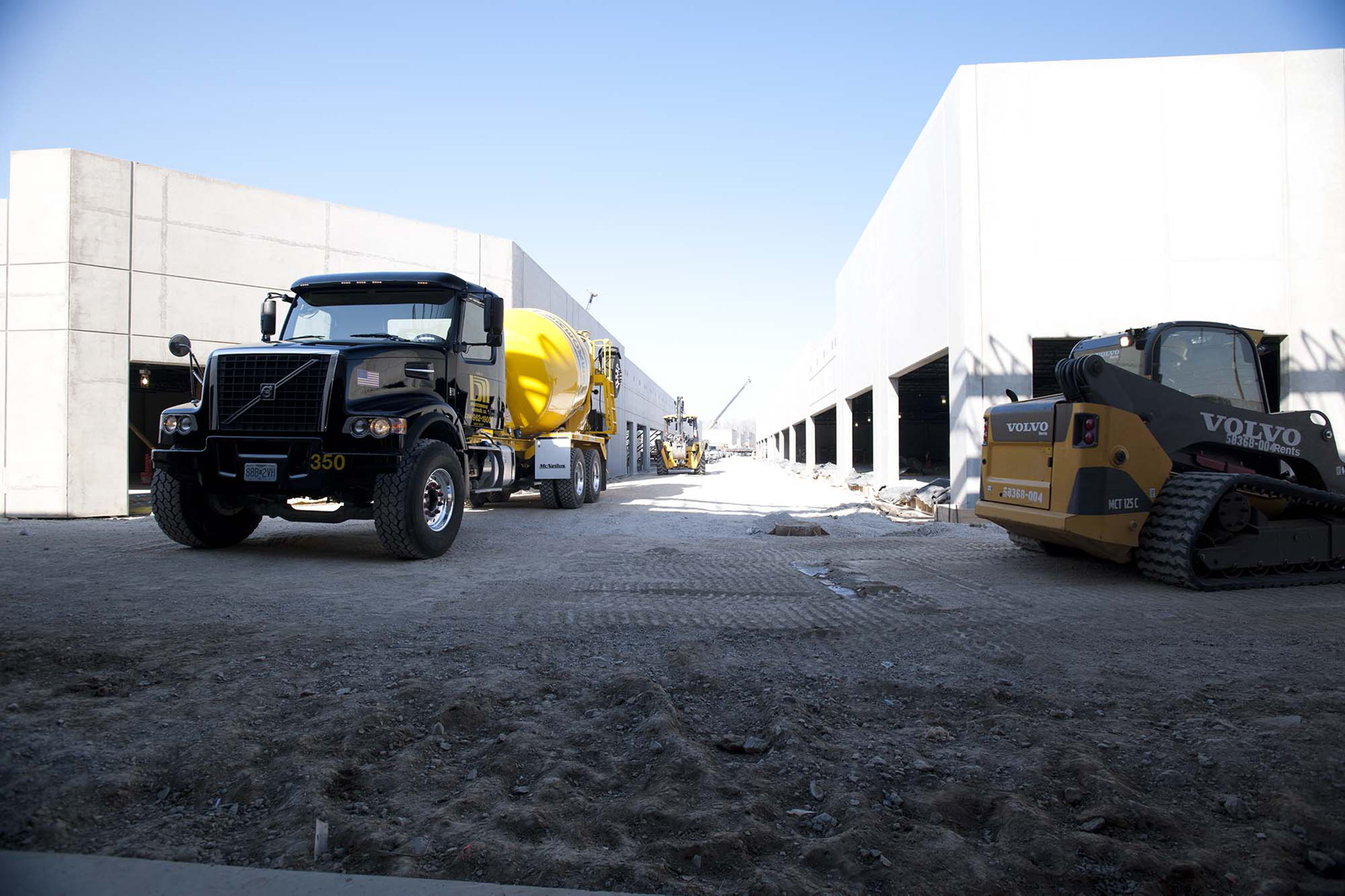 Volvo truck and construction equipment