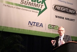 Dr. Wilfried Achenbach was a featured speaker at the Green Truck Summit in Indianapolis Monday.