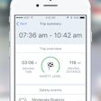 GreenRoad app - View trip summary