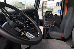 The cab of the Granite MDH is roomy, comfortable and quiet.