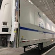 Wabash National will be testing 100 of their composite reefer units. This one is headed to Sioux City, Iowa carrier K&B Transportation.