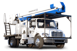 Dura-A-Lift’s DAT3 bucket truck offers access to places that are hard to reach.
