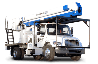 Dura-A-Lift’s DAT3 bucket truck offers access to places that are hard to reach.