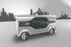 Ford’s Autolivery concept uses a self-driving electric van and drones to delivery packages.