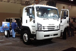 Isuzu’s 4-cylinder 2018 FTR debuted last year at the 2016 Work Truck Show.