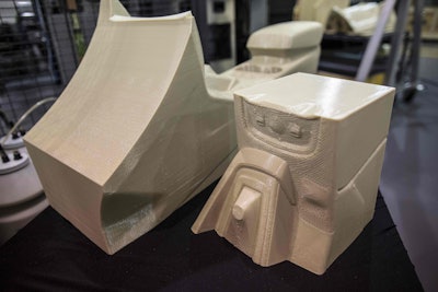 Ford Motor Company is testing 3D printing of large scale car parts using the Stratasys Infinite Build 3D printer.