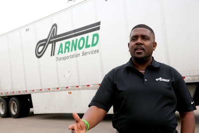 Eric Nelson, Arnold Transportation’s vice president of safety, has led company efforts to prevent distracted driving behaviors. Photos by Scott Light