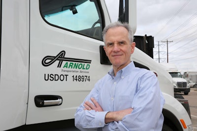 Mike Driggers, president of Arnold Transportation, says that safety statistics have improved significantly as a result of the company’s new technology and programs.
