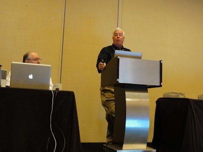 Jack Boetefuer, CEO of Dossier Systems, welcomes a record number of attendees to the Dossier Summit in San Antonio on April 19