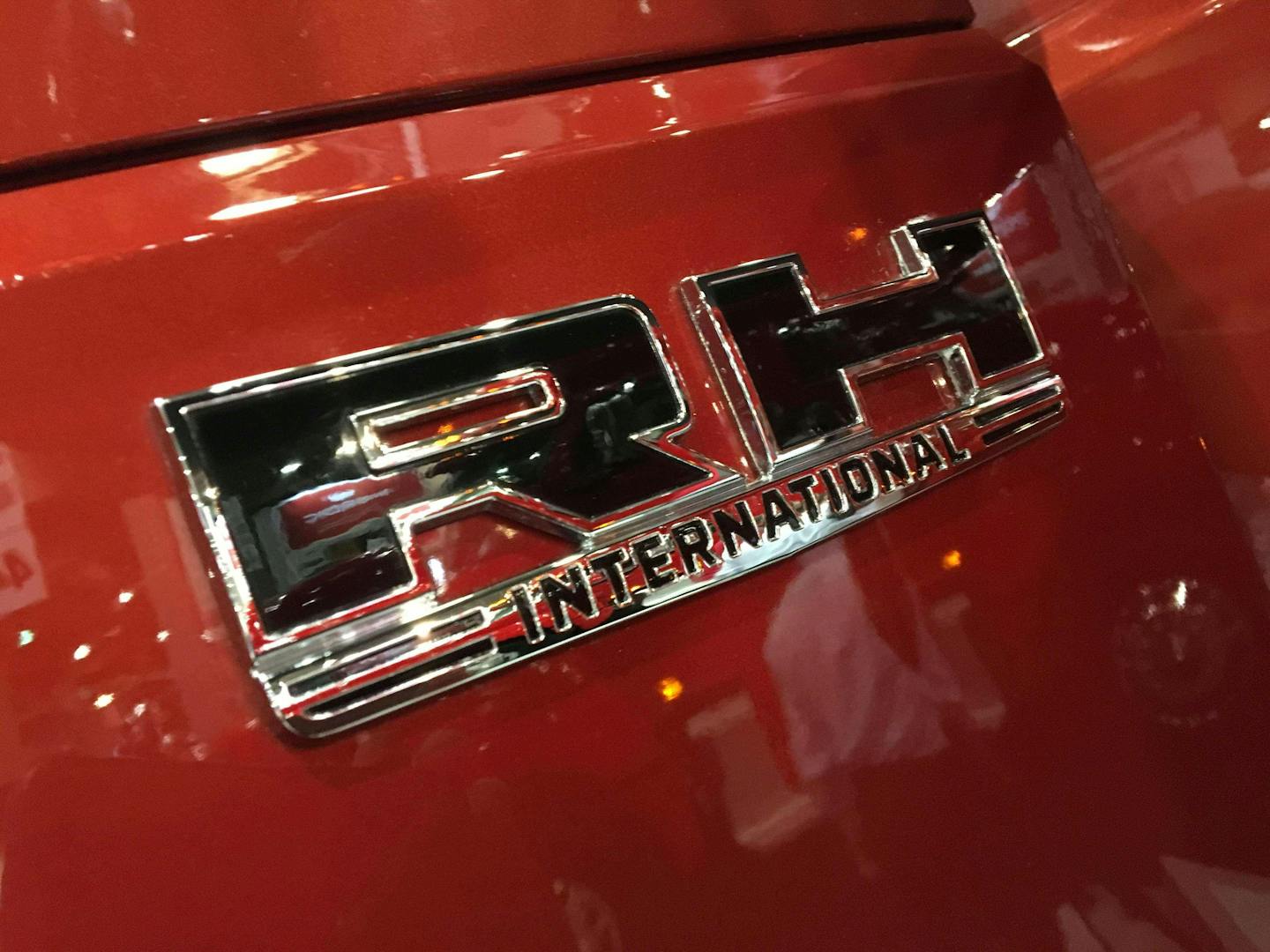 RH International truck emblem