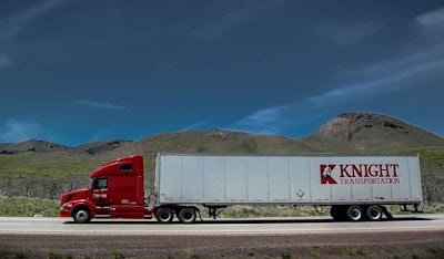 The merger between Knight and Swift will create Knight-Swift Transportation Holdings Inc.
