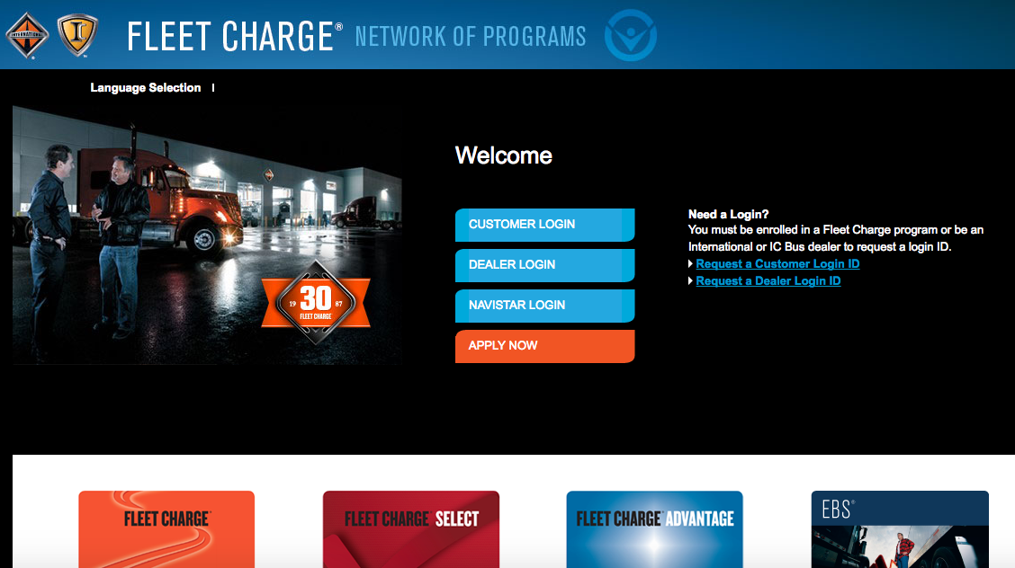 Navistar's Fleet Charge program