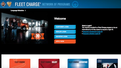 Navistar's Fleet Charge program