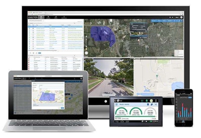 Teletrac Navman screen view