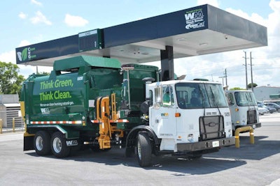 Waste Management CNG station in Pompano Beach, Fla.